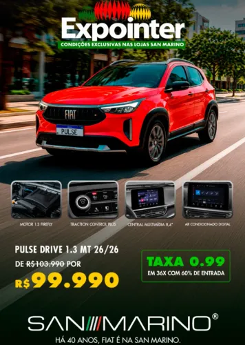 Fiat Pulse Drive 1.3 8V Flex Mec. 2026