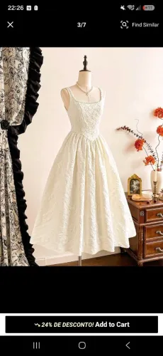 Vestido Branco Noiva Estilo Vintage