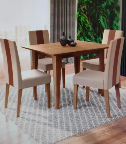VENDO CONJUNTO DE MESA COM CADEIRAS