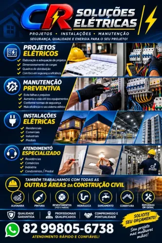 Eletricista Residencial, predial, industrial e comercial.