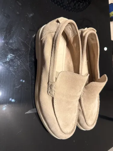 Tênis de camurça zara (estilo loro piana)