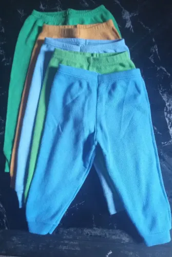 Kit 5 Calça Mijão Bebê Infantil Meninos M