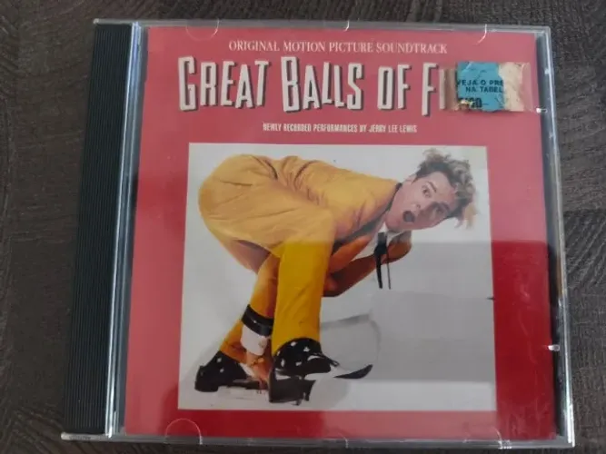Jerry Lee Lewis Great Balls Of Fire Ost Novo CD Original 1989