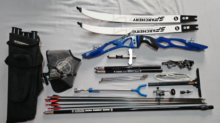 Kit Completo SF Archery - Arco Recurvo + Acessórios