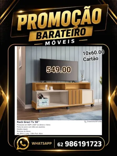 Rack greci tv 50 polegadas
