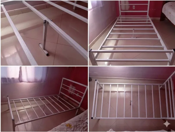 Vendo uma cama de solteiro de ferro