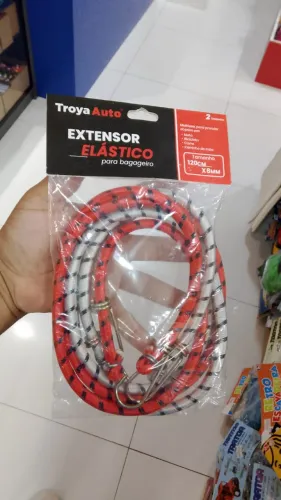 extensor elástico para bagageiro, 120mx8mm