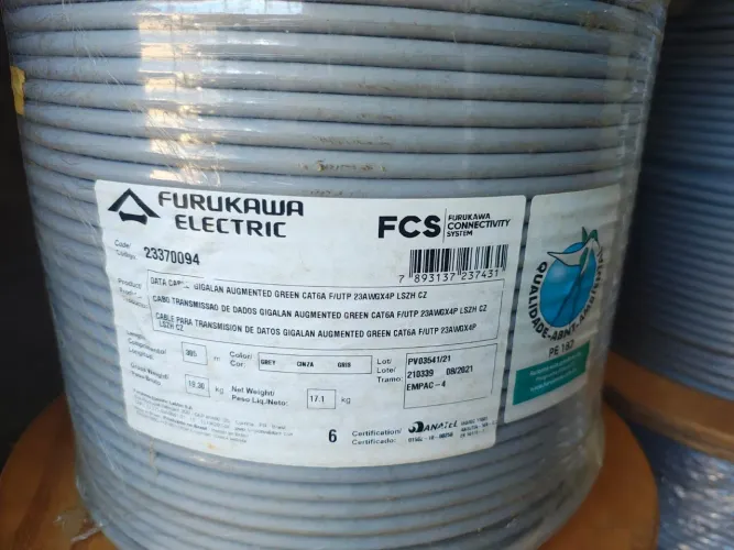 Fio cat 6A brindado 