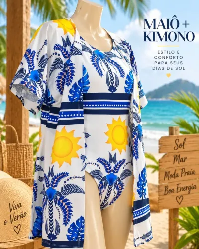 Maiô Com Bojo+Kimono