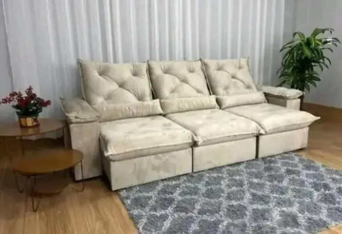 OFERTA IMPERDÍVEL GARANTA JÁ O SEU SOFÁ 3 LUGARES EM OFERTA 