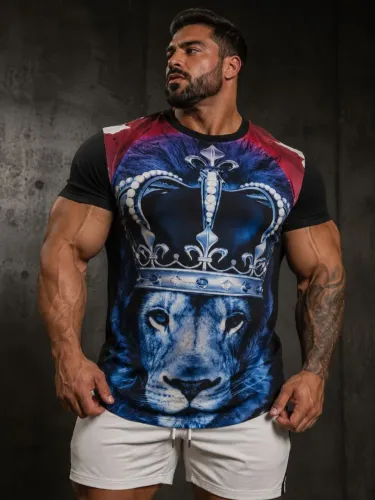 Camiseta Longline Oversizer Leão Judá