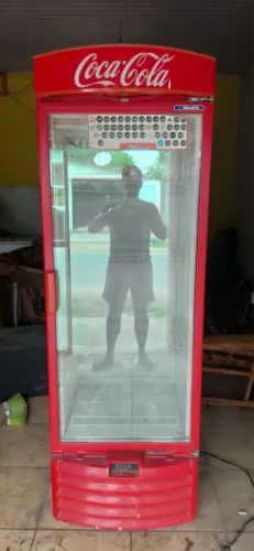 Expositor de refrigerante coca cola 