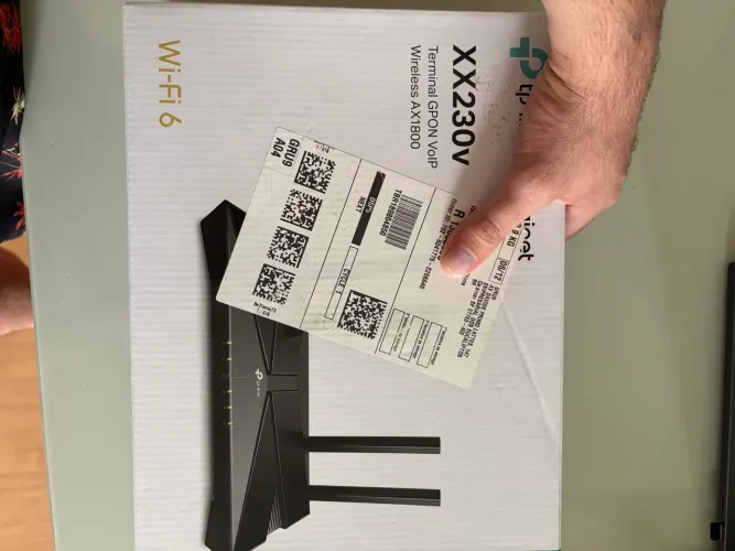 Roteador TP-link XX230V GPON Gigabit nunca usado