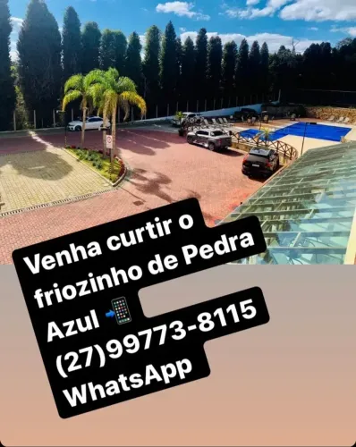 Temporada Pedra Azul Apartamento com Ar Split quente e frio no Vista Azul Elevador Piscina