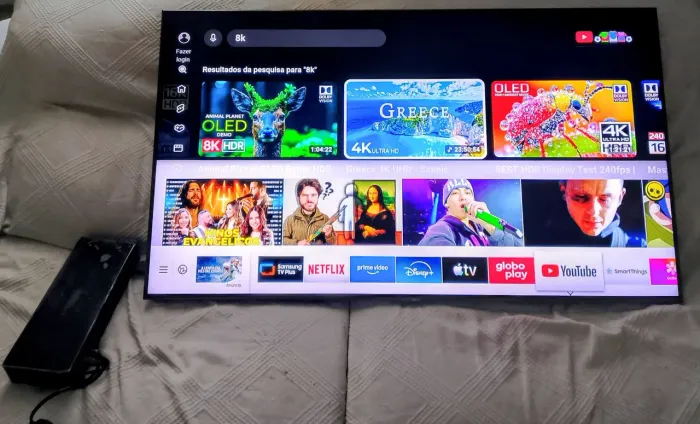 Tv Smart 55 4k Samsung com One conect