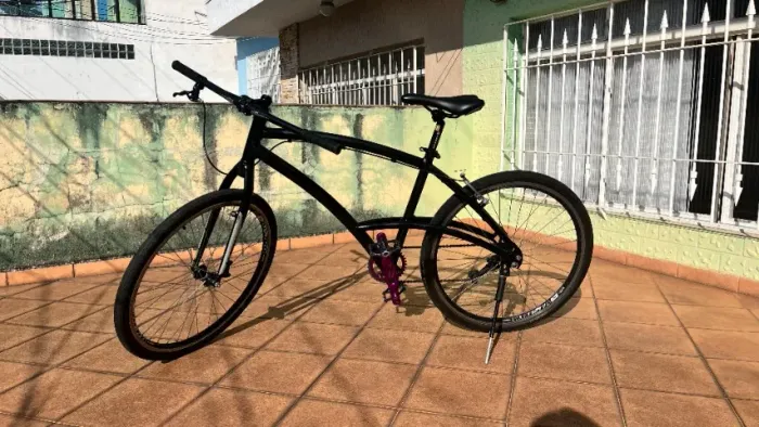 Bicicleta Preta - Cruise Beach Caiçara - Aro 26