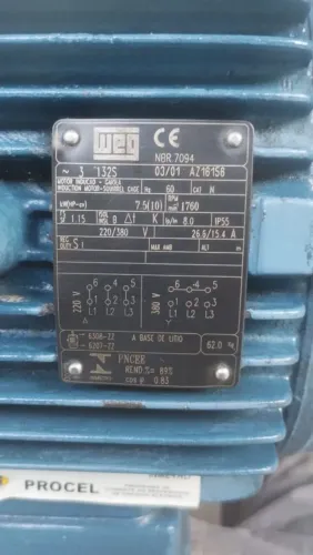 Motor WEG industrial