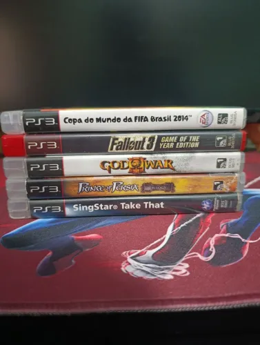 Lote 5 jogos PlayStation 3
