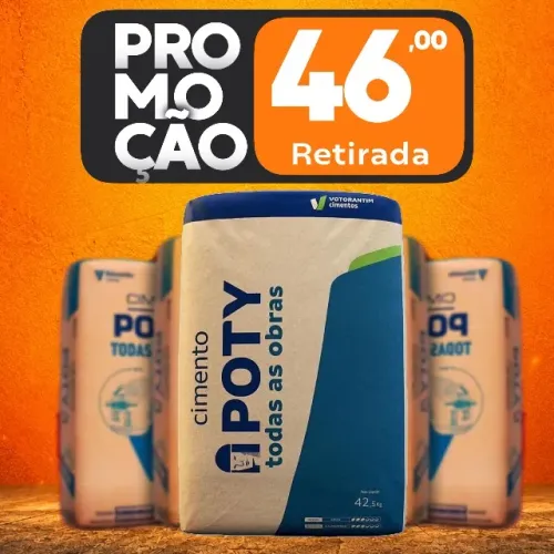 Cimento em PROMOÇÃO