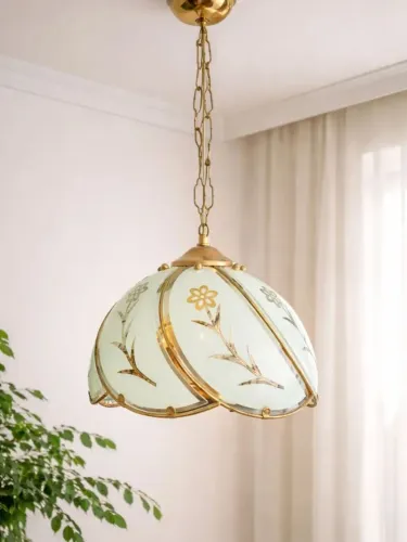 Antigo lustre pendente década 50 / 70