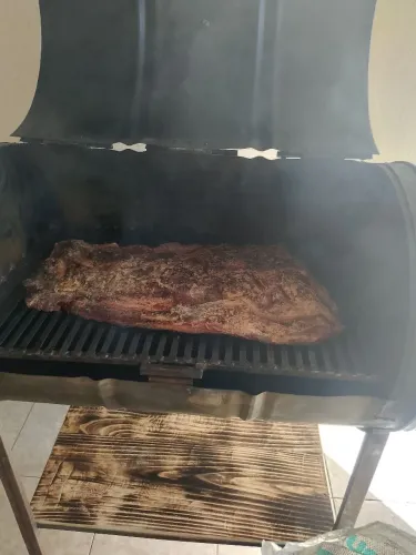 Churrasqueira Pit smoke 