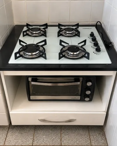 Fogão Cooktop + Balcão