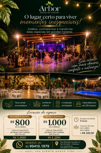 Espaço para Eventos em Fortaleza