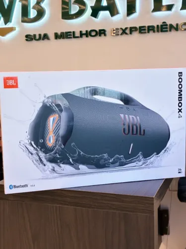 JBL BOOMBOX 4 PRETA NACIONAL - LOJA FISICA