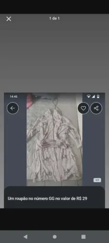 Roupão feminino 