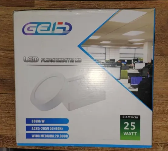 Plafon de embutir 25 watts