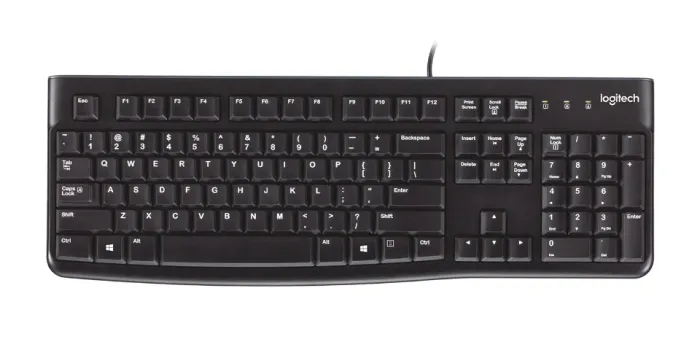 Lote com 04 Teclados Logitech K120 USB com fio