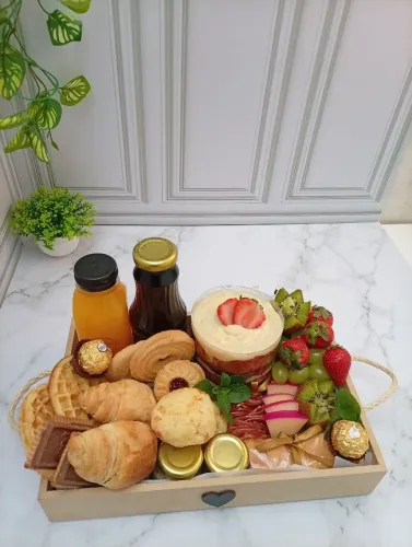 Cesta para café da manhã