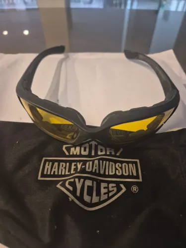 Óculos Harley-Davidson com Lente Amarela - Visão Noturna