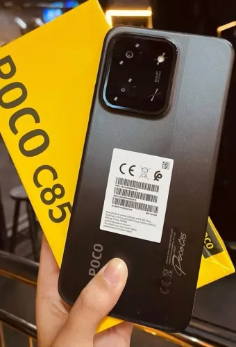 Poco C85 NFC 128GB 6GB - Preto -- Loja Física com Garantia