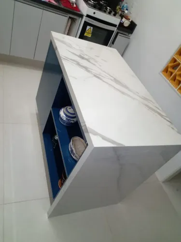 Instalação de bancadas de mármore, granito e porcelanato