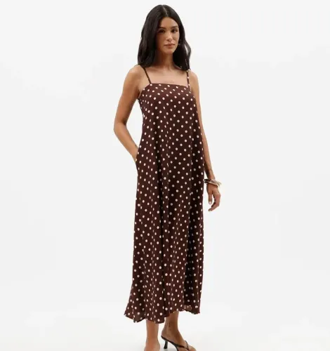 Lindíssimo Vestido Longo de Poá - NOVO COM ETIQUETA!!!!!!