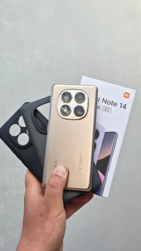 Redmi NOTE 14 PRO 256GB DOURADO - Impecável + NF e BRINDES