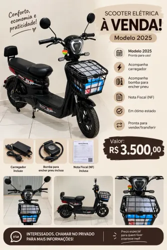 ? SCOOTER ELÉTRICA À VENDA!