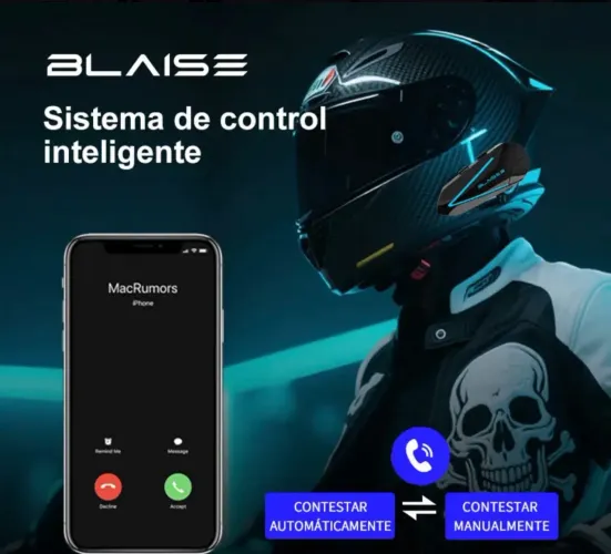 INTERCOMUNICADOR PARA CAPACETE DE MOTO BLAISE V1*