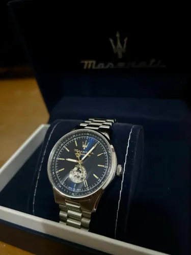 Relógio Maserati Automático - Safira, Impecável, Completo