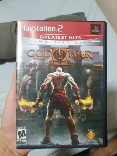 God of War 2 PS2 ? Original Americano ? Two Disc Set + Manual + Caixa Completo