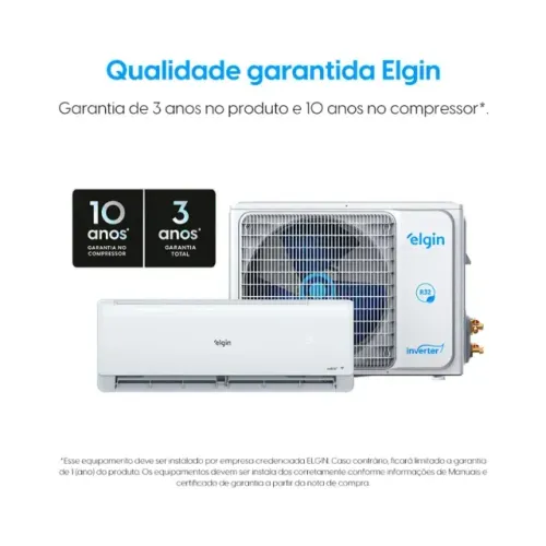 AR CONDICIONADO ELGIN 12000BTU INVERTER II - 220 V WIFI/ IA