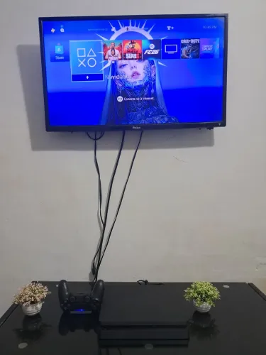 Ps4 slim original 1tb com 21 jogos pra vender logo