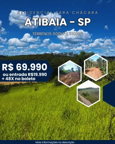 Uma oportunidade para comprar seu terreno em Atibaia