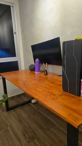 Mesa industrial escritório