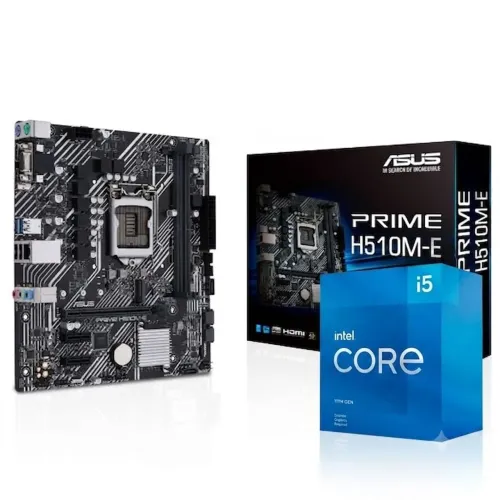 Kit Upgrade, i5 11400F + Asus Prime H510M-E Ambos Na Caixa