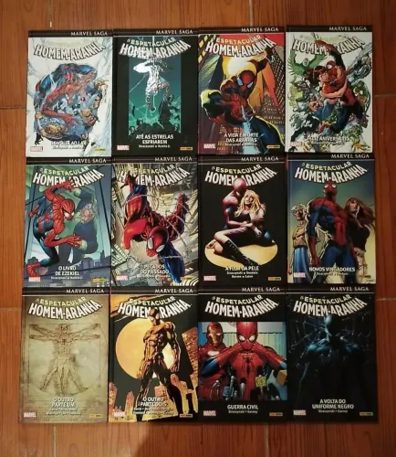 Marvel Saga Homem-Aranha coleção completa 23 + Homem Aranha Um Momento no Tempo