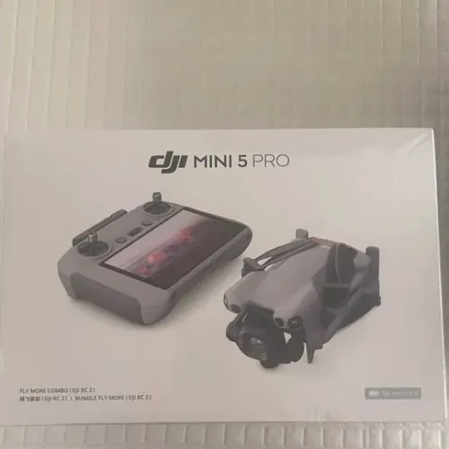 Drone Dji Mini 5 Pro Fly More Combo Controle RC2 com tela NOVO