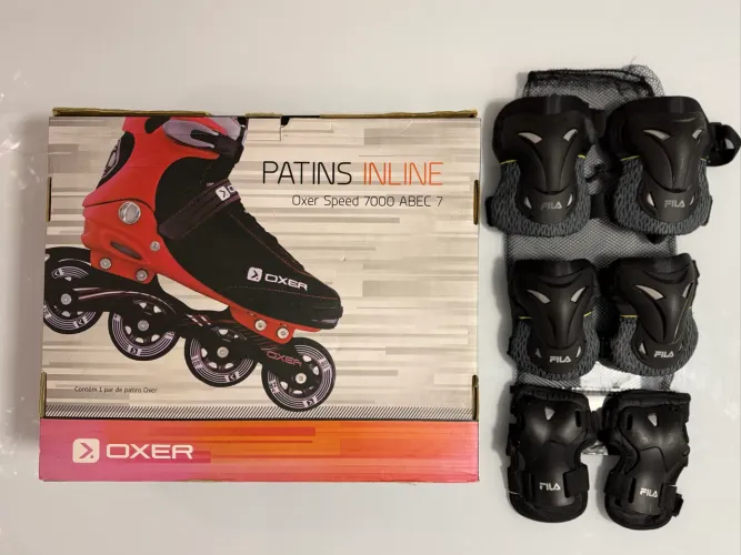 PATINS OXER SPEED 7000 ABEC 7 - TAMANHO 42 