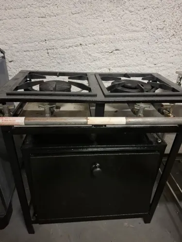 Fogão industrial 2 bocas com forno